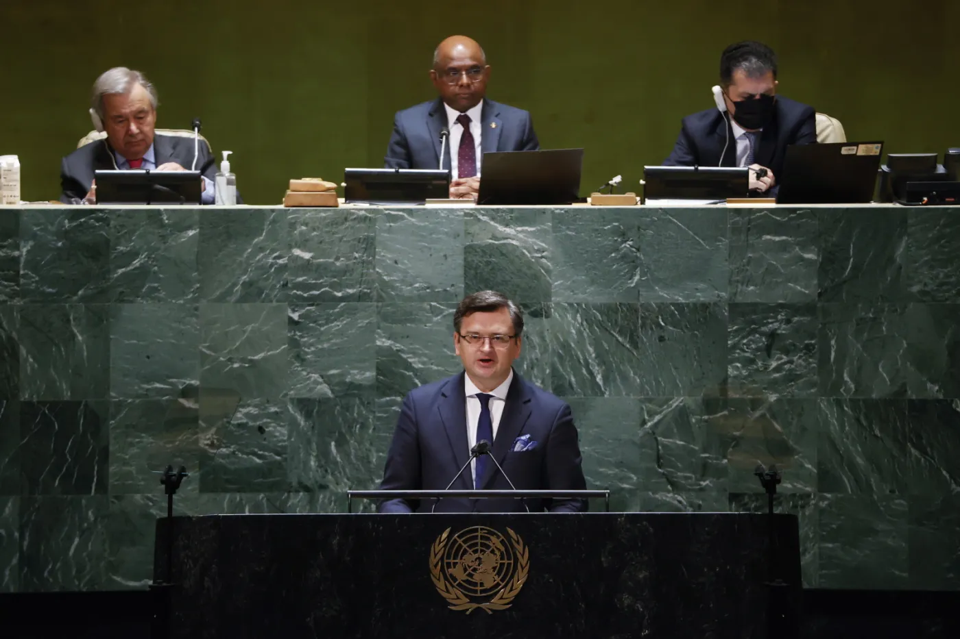 Wystąpienie Dmytro Kułeby na forum Zgromadzenia Generalnego ONZ