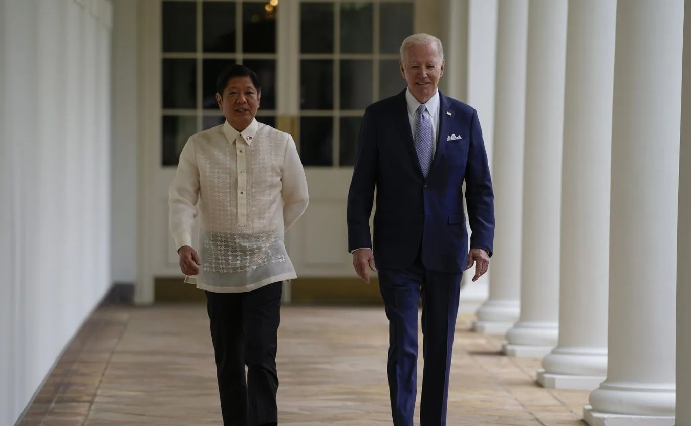 Prezydent USA Joe Biden i prezydent Filipin Ferdinand Marcos Jr. 