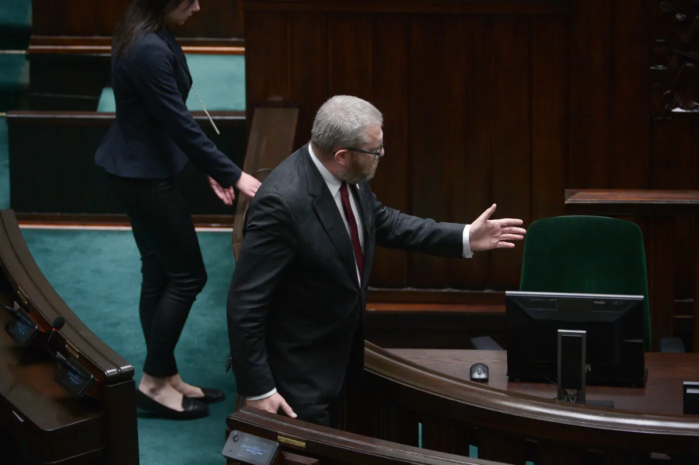 Rzeczniczka Konfederacji: Potępiamy happening Grzegorza Brauna