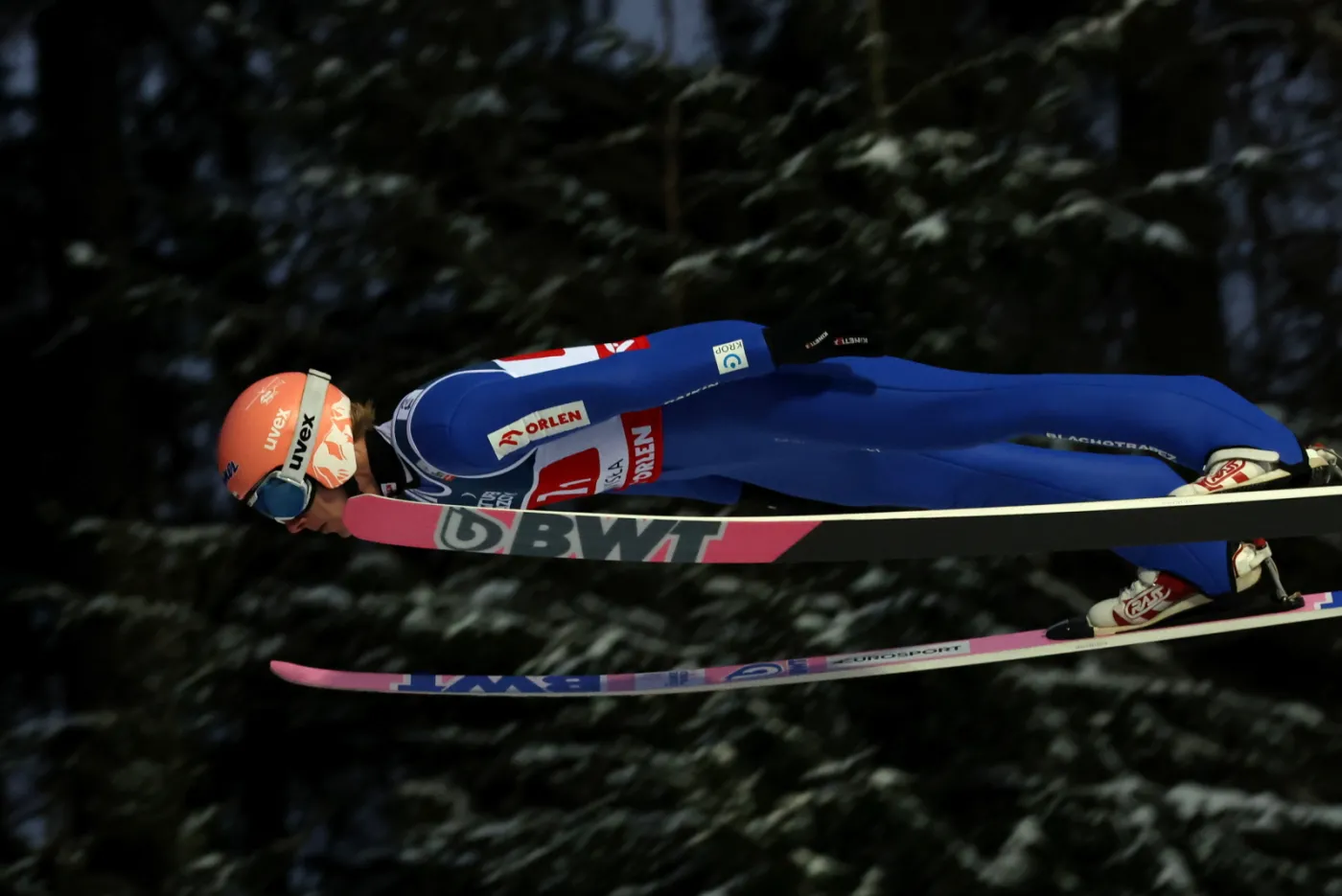 PŚ w skokach. Polska szósta w konkursie duetów w Wiśle. Wygrali Słoweńcy