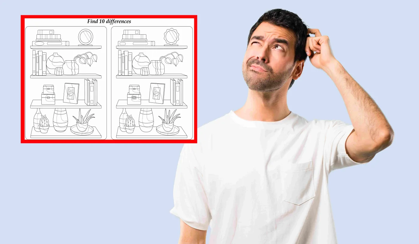 Masz 4 minuty na znalezienie 10 różnic w obrazkach. Dasz radę?