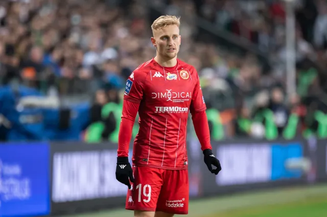 Piłkarz Widzewa przeprosił sędziego za słowa "Piłkarski Poker" i "okradliście nas"