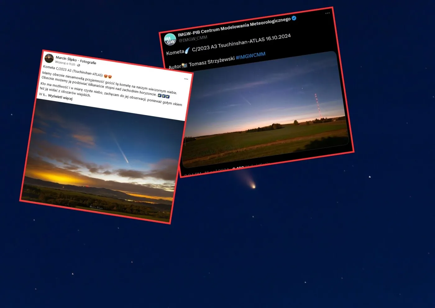 Pojawiła się nad Polską, ludzie chwycili za telefony. Zdarza się raz na 80 tys. lat