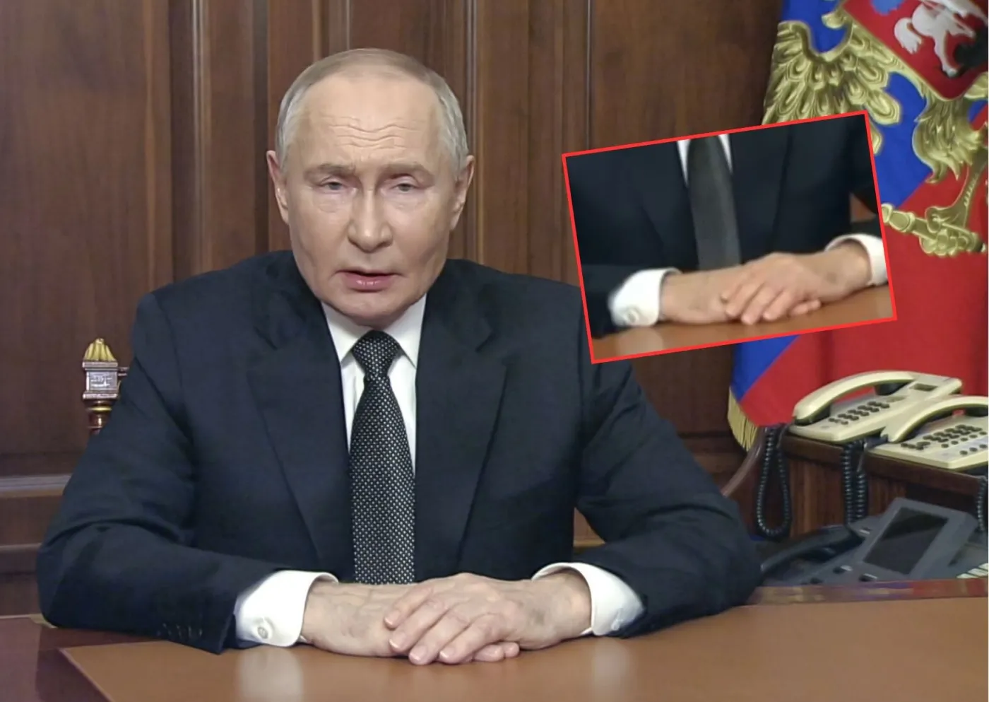 Cały świat mówi o dłoniach Putina. W sieci aż huczy od domysłów