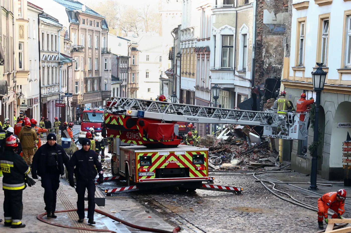 Wybuch i zawalona kamienica w centrum Cieszyna. Nowe informacje