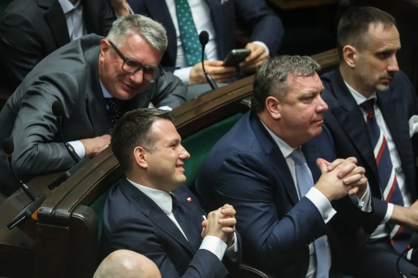 Sławomir Mentzen Janusz Kowalski Michał Wójcik  Przemysław Wipler