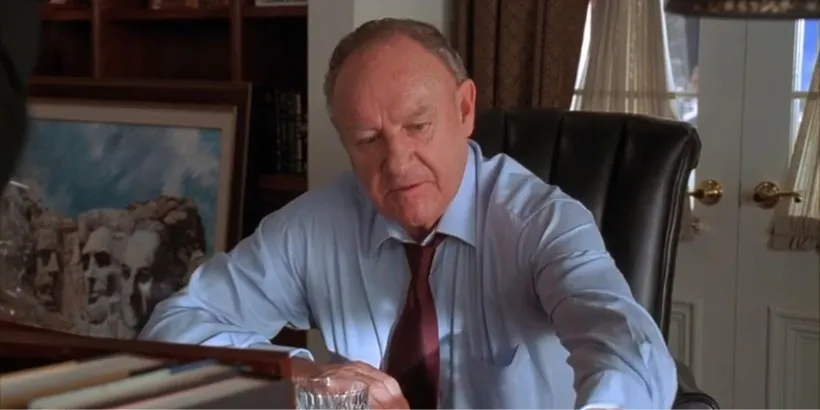 Gene Hackman w swojej ostatniej roli w filmie "Witamy w Mooseport"