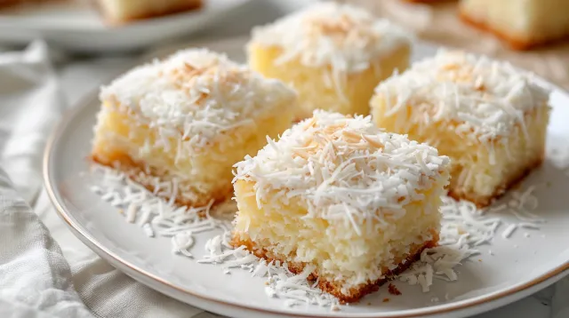 Kokosowa śnieżynka siostry Anastazji. To ciasto rozpływa się w ustach