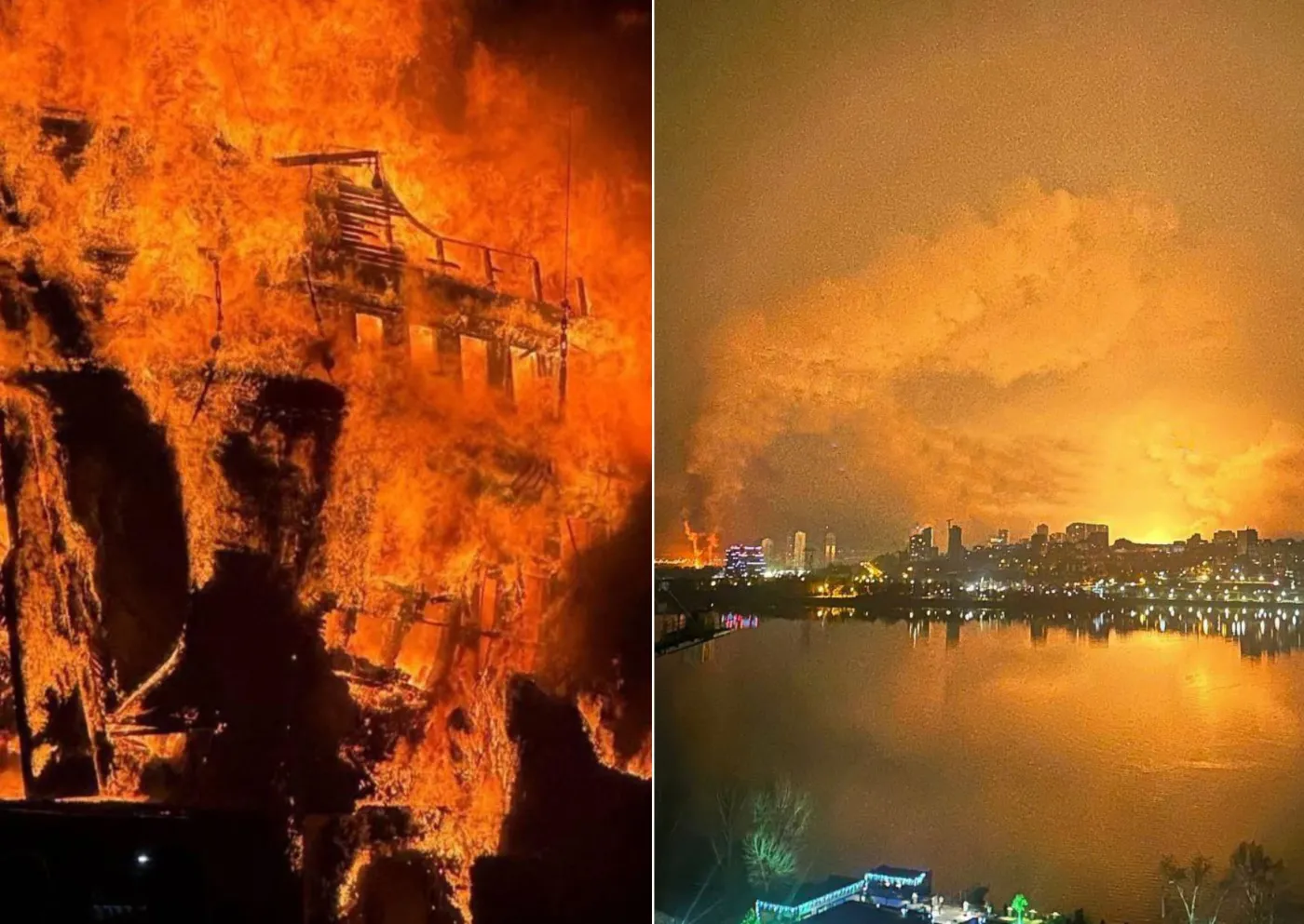 Potężny atak Rosji na Dniepr. Miasto stanęło w ogniu, są ofiary