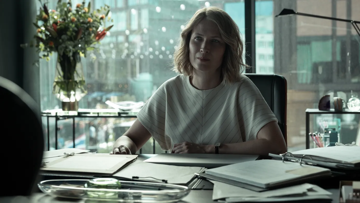 Agnieszka Żulewska w czwartym odcinku serialu "Porządny człowiek"