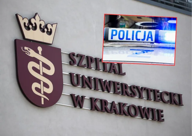 Atak nożownika w szpitalu w Krakowie. Nie żyje lekarz