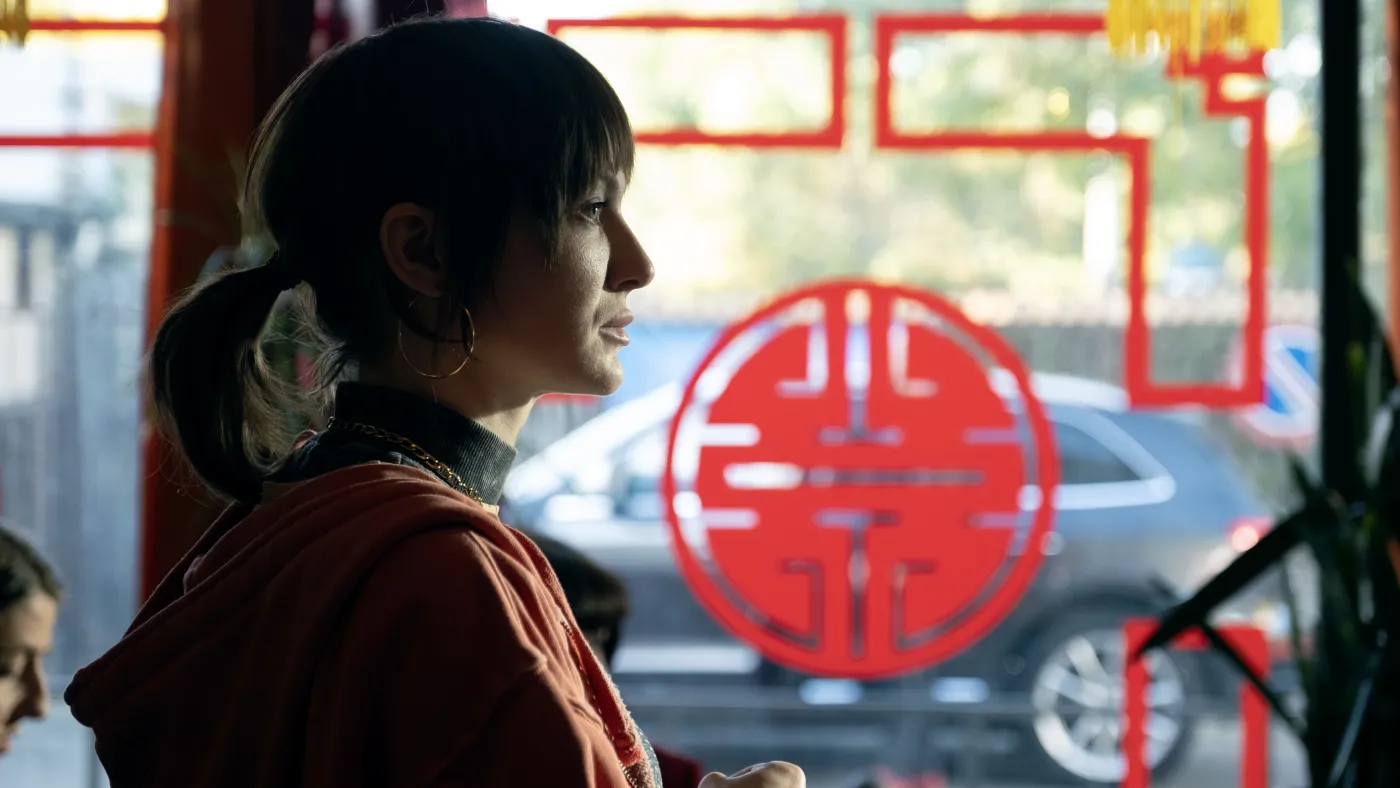 Aleksandra Adamska w drugim odcinku drugiego sezonu serialu "Pati"