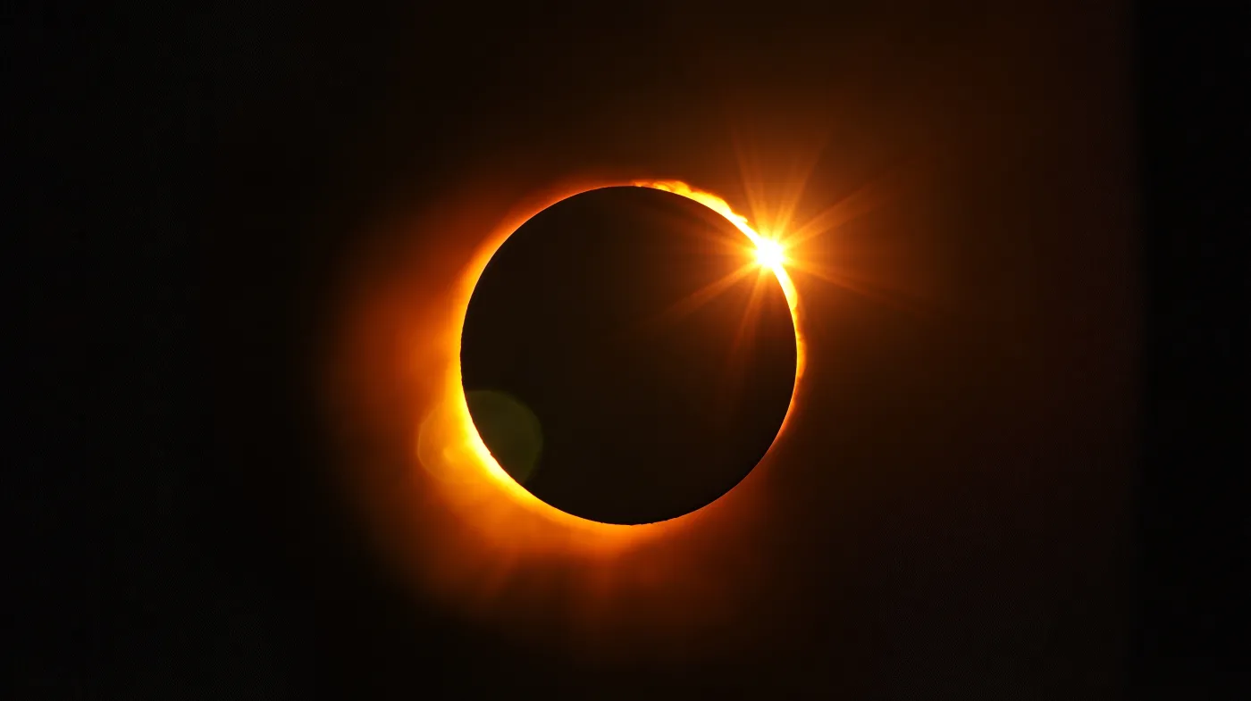 Zaćmienie Słońca 17 lutego. Gdzie będzie widoczny "pierścień ognia"?