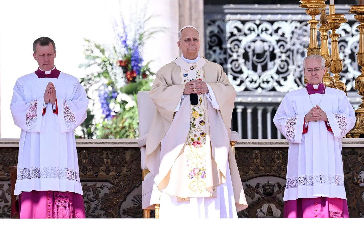 Pope Leo XIV delivers his Urbi et Orbi message on Easter Sunday