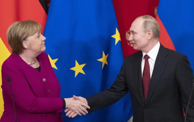 Putin i Merkel mówili o budowie Nord Stream 2, Iranie i Libii