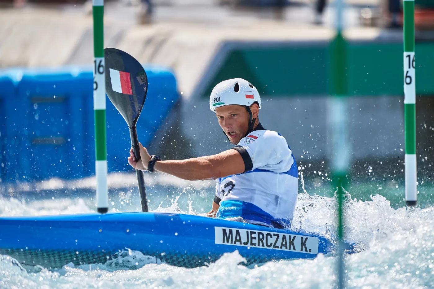 Krzysztof Majerczak podczas przejazdu eliminacyjnego na IO w Tokio