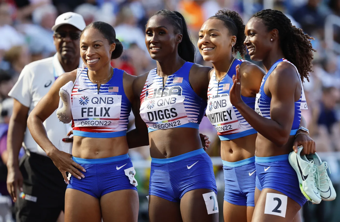 Amerykanki najszybsze w sztafecie 4x400 metrów