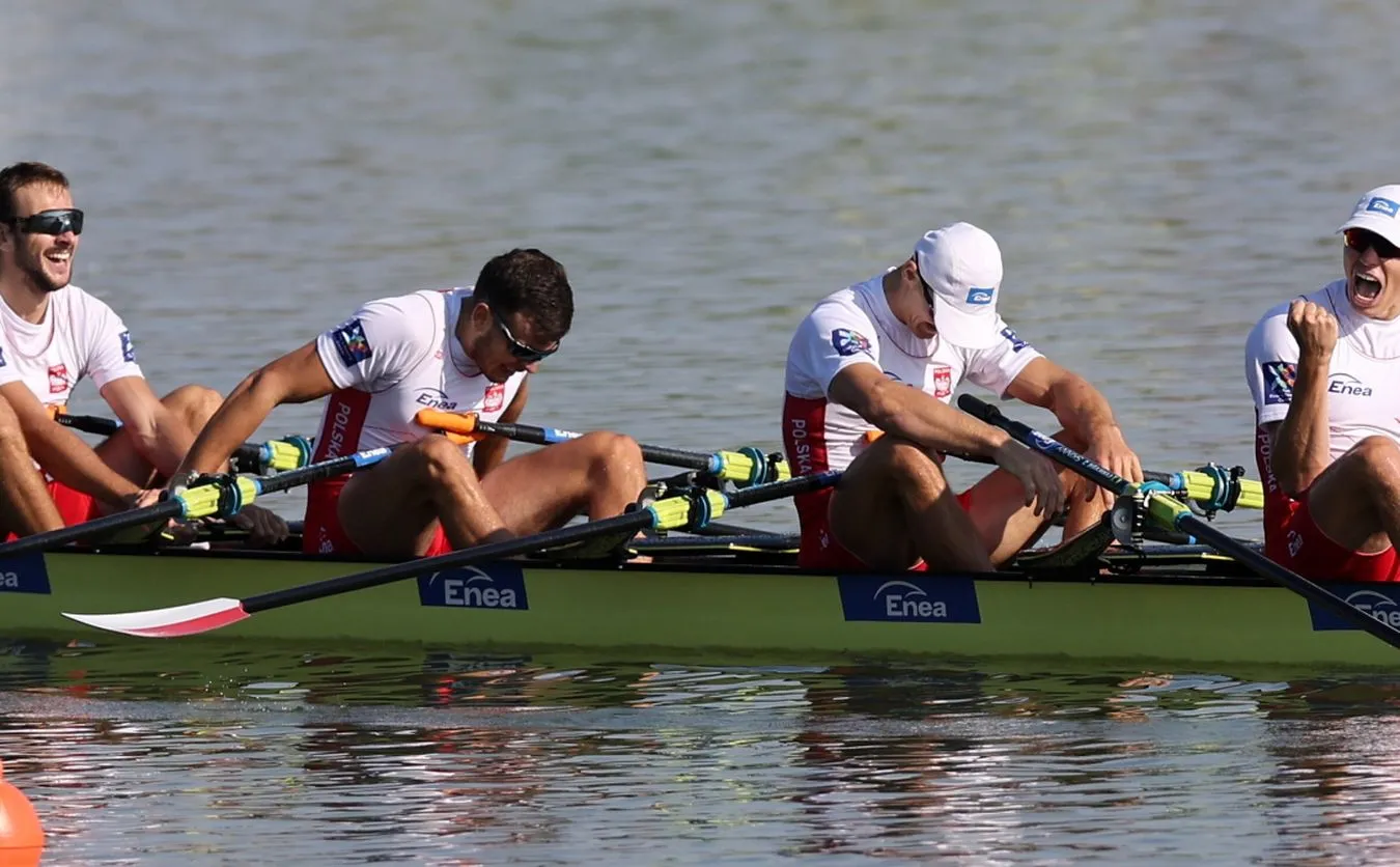 MŚ w wioślarstwie. Polska czwórka zdobyła złoty medal