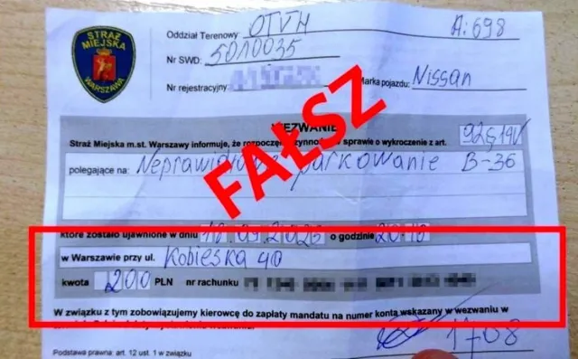 Nowa metoda złodziei: na mandat. Kierowcy muszą uważać na 5 szczegółów