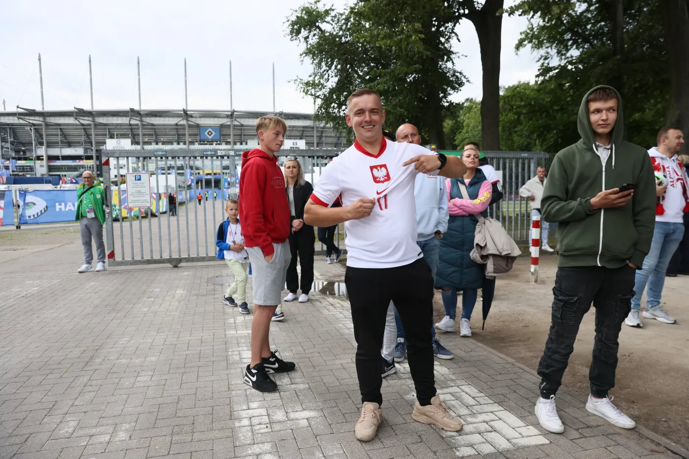 Euro 2024. Polscy kibice opanowali Hamburg. Jest biało-czerwony