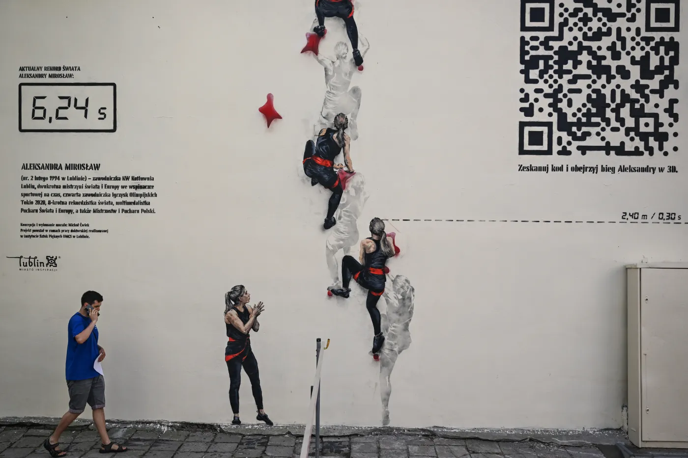 Aleksandra Mirosław ma swój mural w Lublinie. Jest już nieaktualny