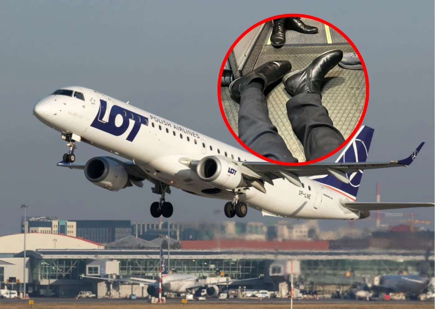Szokujące sceny w samolocie LOT. Brytyjczyk pokazał, co go spotkało