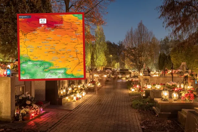 Pilne ostrzeżenie IMGW. Wichura sparaliżuje Polskę na Wszystkich Świętych