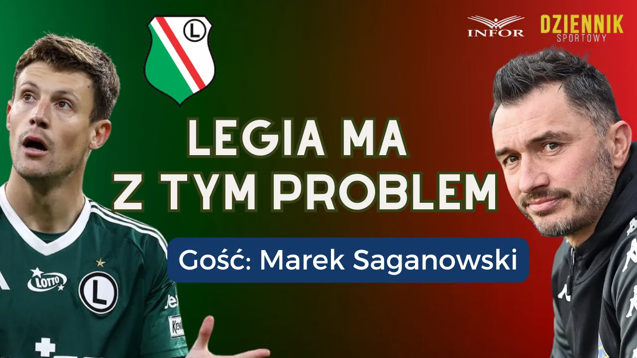 Co z tą Legią? Marek Saganowski mówi, jakie są bolączki drużyny Goncalo Feio