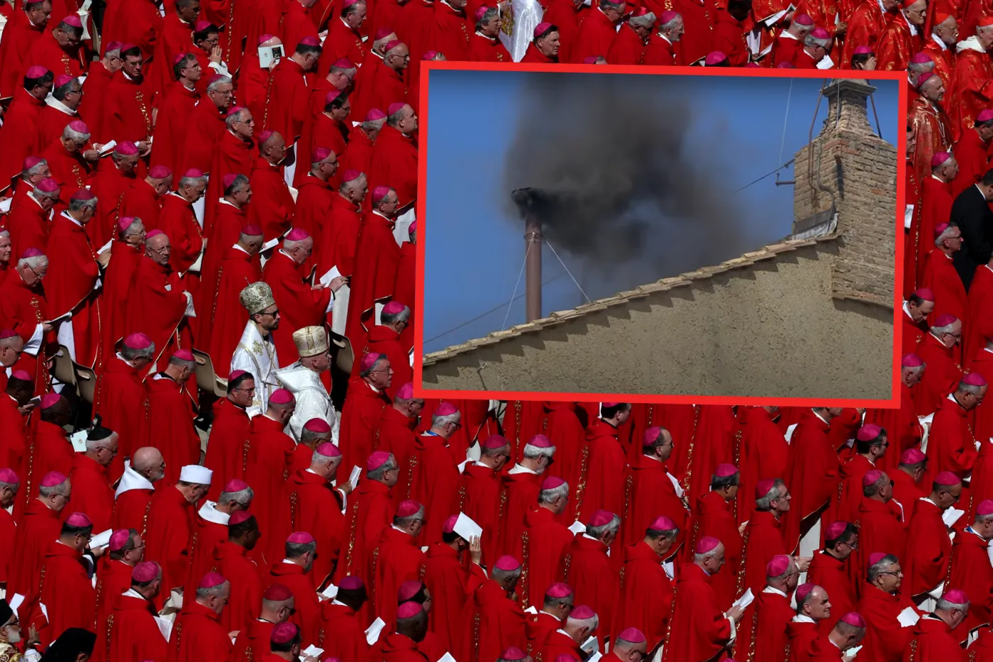 Wszystko jasne. Czarny dym nad Watykanem. Papież nie został wybrany