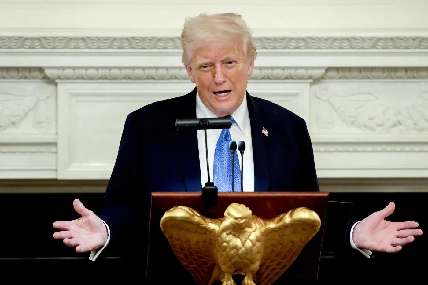 Trump broni Rosji? "Putin chce pokoju. Dlatego nie nałożyłem sankcji"