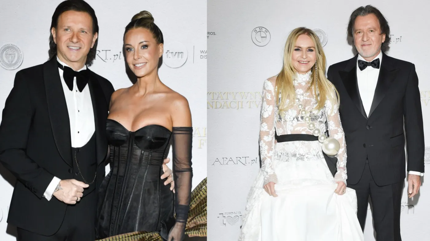 Wielki bal TVN. Tak wystroiły się gwiazdy - Olejnik, Rozenek, Wojciechowska. Były koronki i prześwity [FOTO]