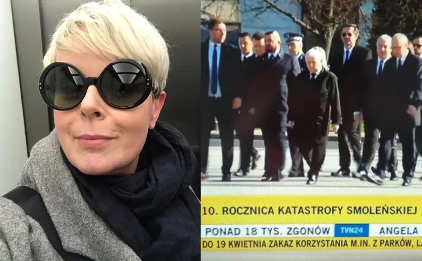 Korwin Piotrowska o politykach PiS pod pomnikiem smoleńskim: Gdzie jest policja i sanepid?