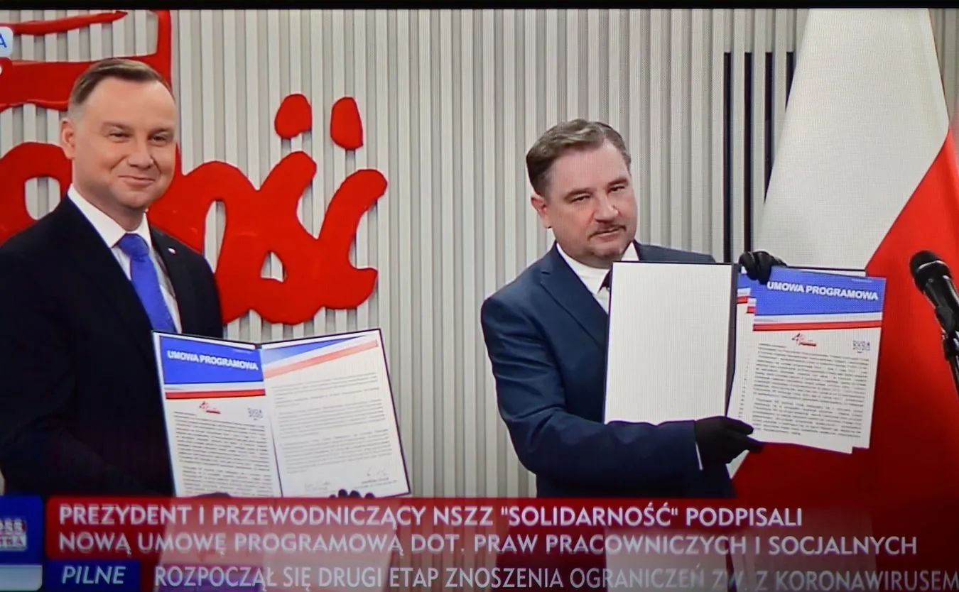 Andrzej Duda: "Solidarność" to wspomnienie prezydenta Lecha Kaczyńskiego