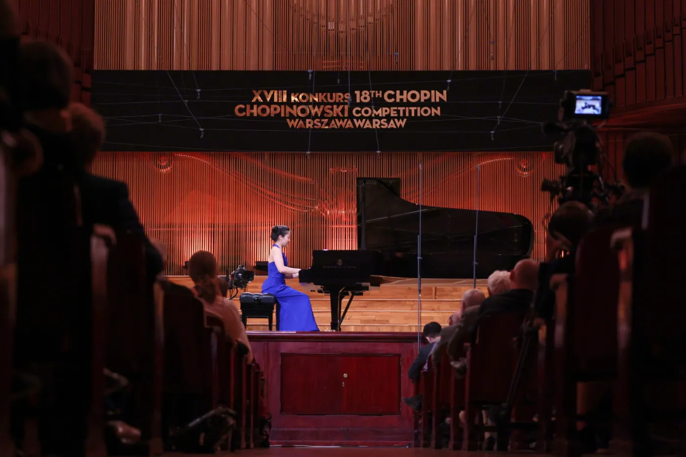 Chińska pianistka Jiana Peng podczas I etapu Konkursu Chopinowskiego 