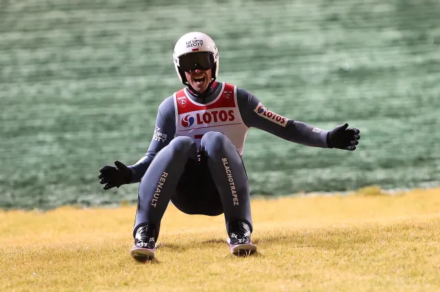Piotr Żyła mistrzem Polski w skokach narciarskich na igelicie