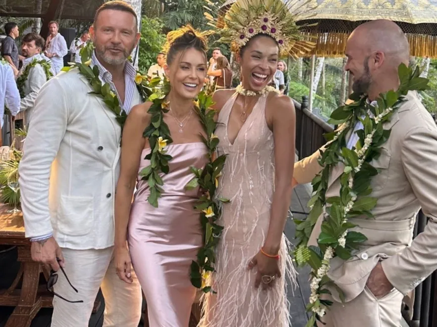 Omenaa Mensah i Rafał Brzoska też wzięli drugi ślub! Małgosia Rozenek pokazała WIDEO z uroczystości. Przebili Lewandowskich...?