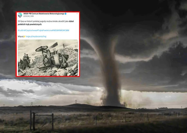 To był katastrofalny dzień dla Polski. Trąba powietrzna zrównała z ziemią centrum miasta