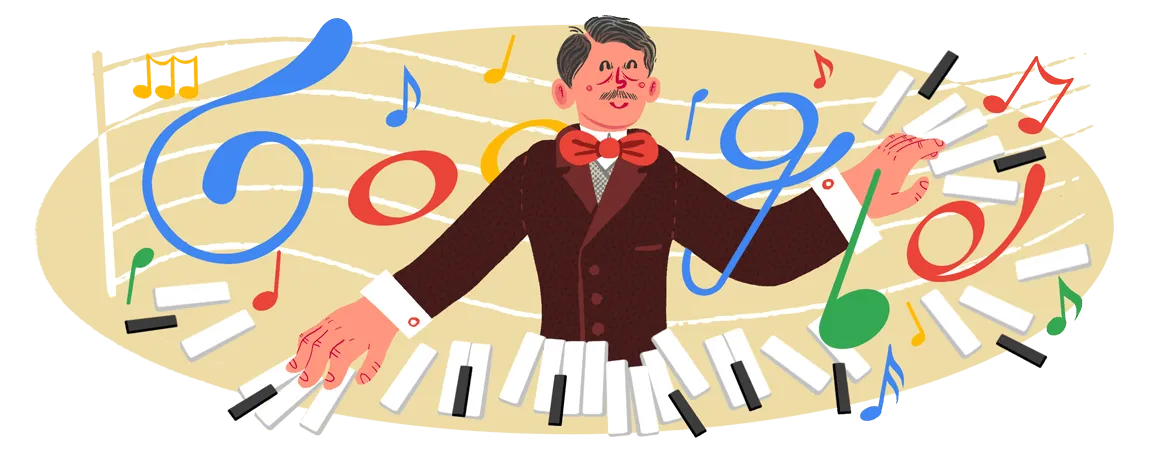 Karol Szymanowski w Google Doodle. Kim był ten wybitny Polak?
