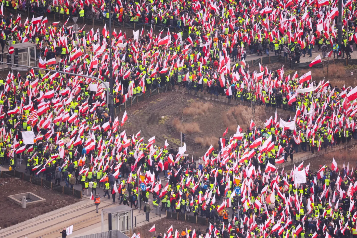 Protest rolników w Warszawie. Policja zatrzymała trzy osoby
