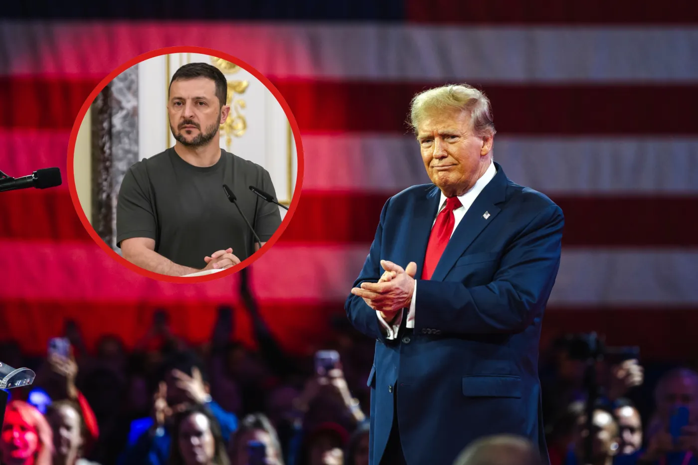 Zełenski gratuluje Trumpowi.  Wspomina o "nadziei na sprawiedliwy pokój"