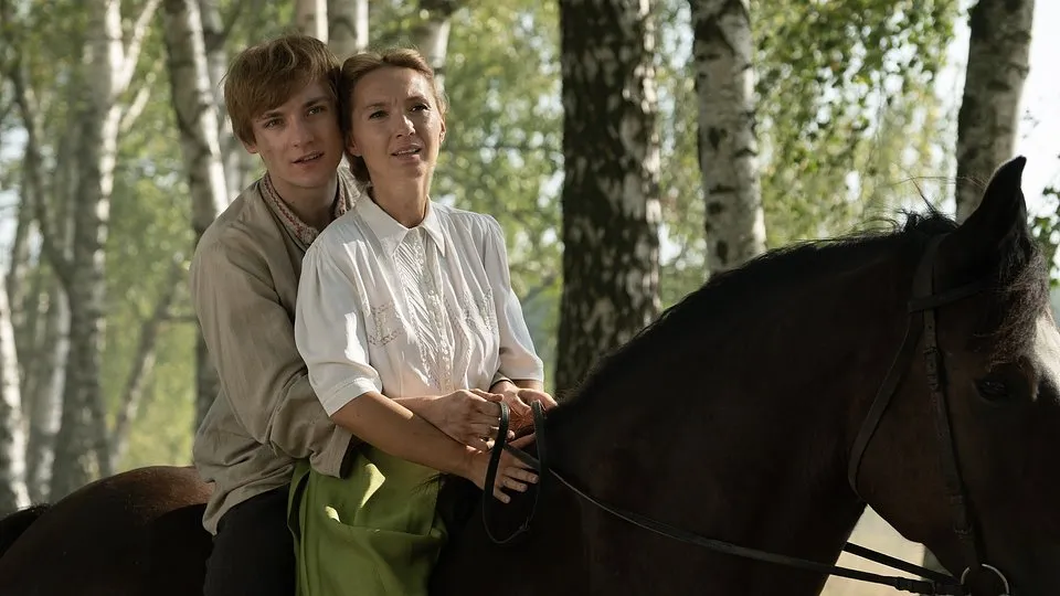 Vitalik Havryla i Sylwia Skrzypczak-Piękoś w filmie "Pani od polskiego"