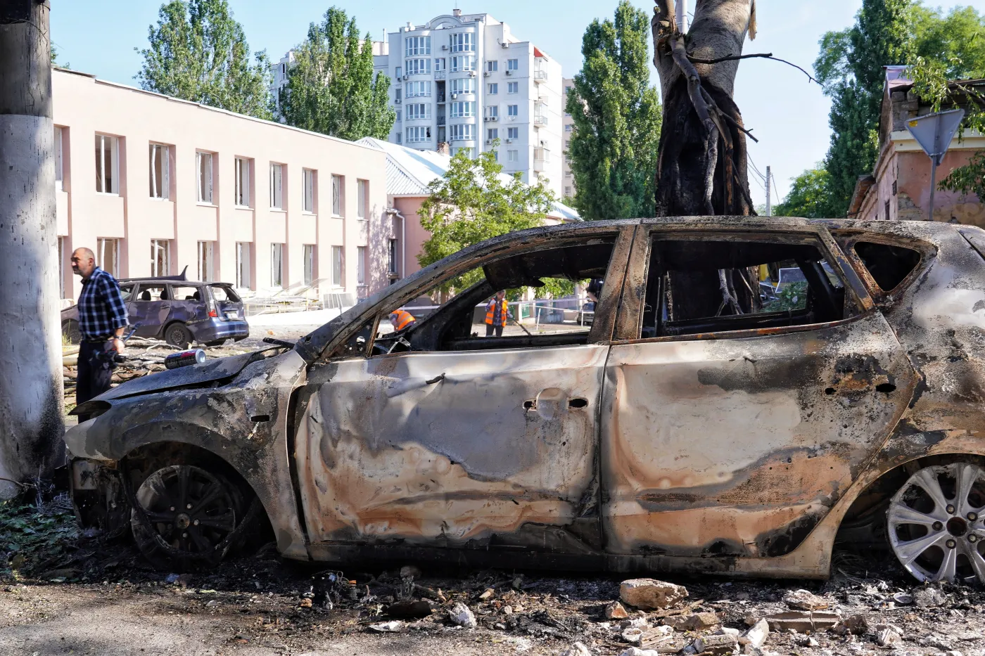 Rosyjski atak na Odessę. Drony uderzyły w cywilną infrastrukturę miasta