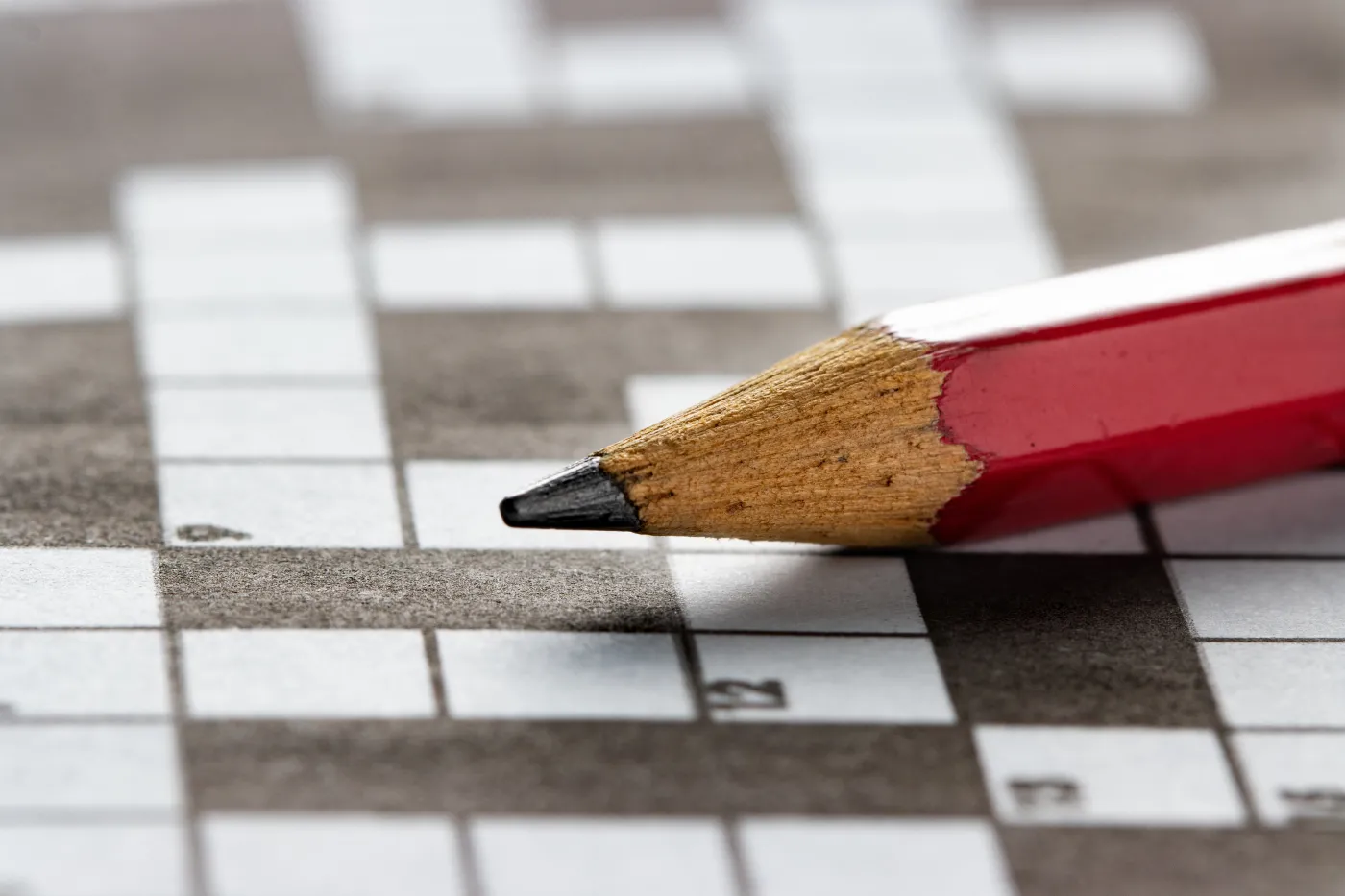 Empty,,Unfinished,Crossword,Puzzle,,Black,And,White,Crossword,Puzzle,With