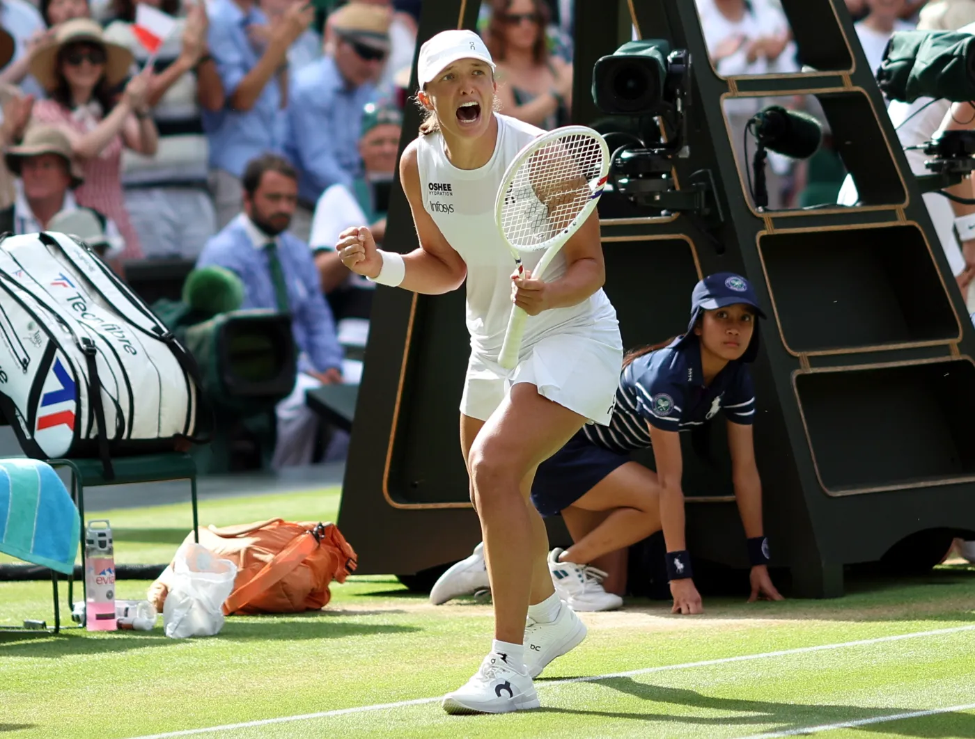 Świątek na Wimbledonie zarobiła miliony. Wyprzedziła Hingis i Szarapową