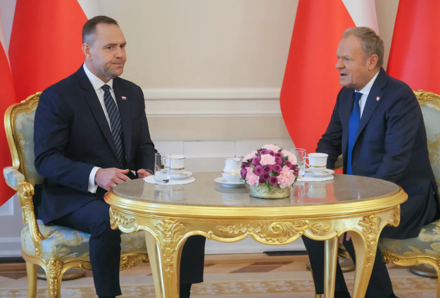 Spotkanie prezydenta Karola Nawrockiego z premierem Donaldem Tuskiem