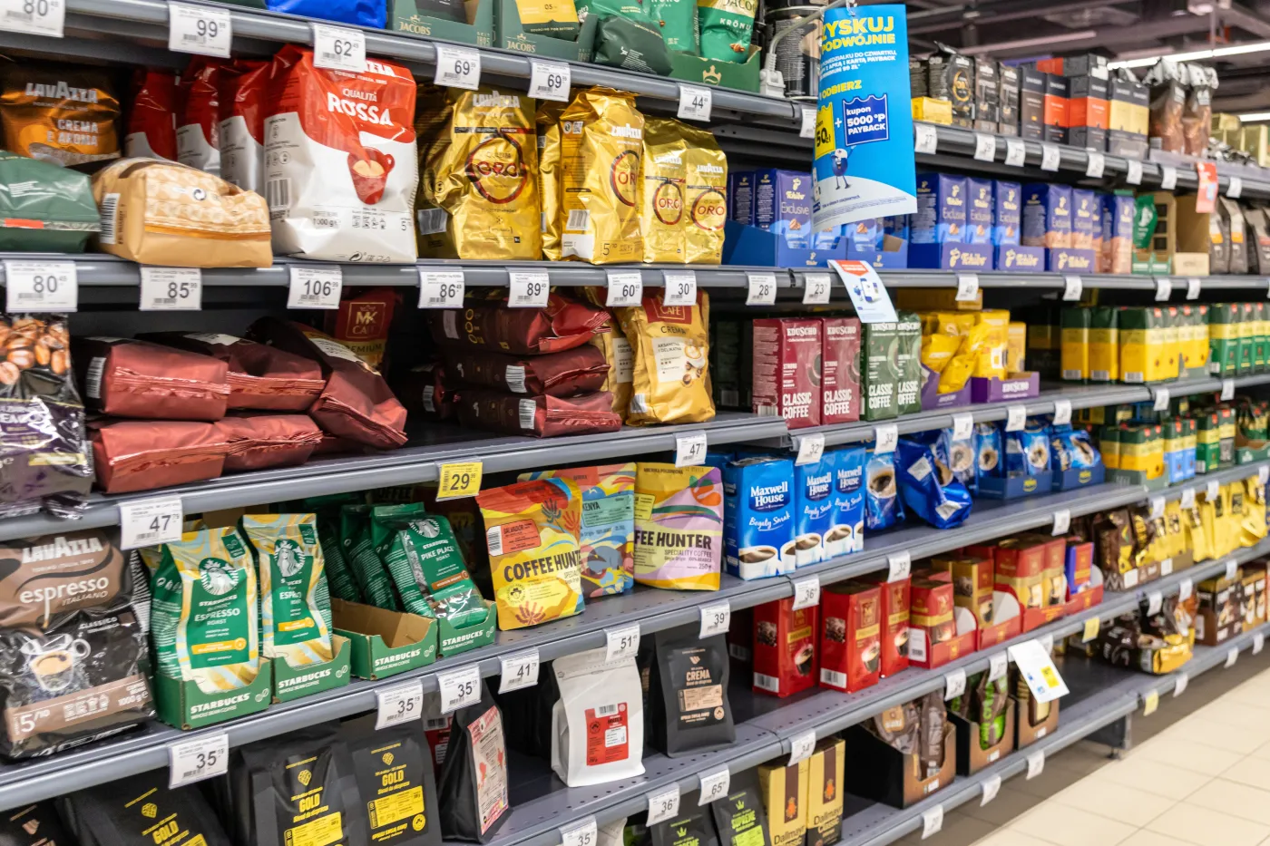 Poznan,,Poland,-,April,25,,2025:,Retail,Store,Shelving,Displays