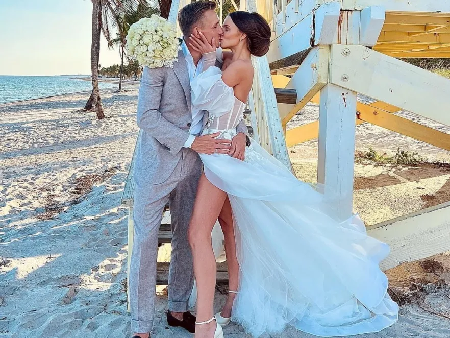 News dnia: Paulina Nowicka i Jakub Rzeźniczak wzięli ślub za oceanem! FOTO