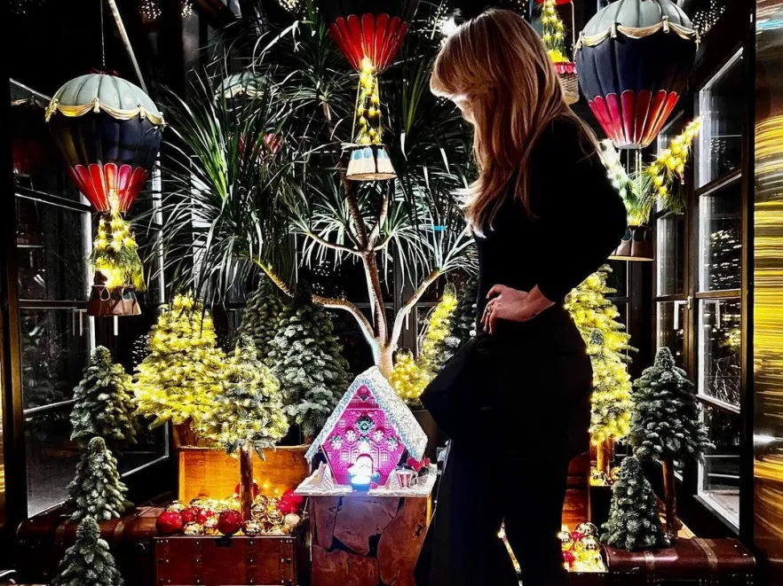 Joanna Przetakiewicz pokazała świąteczne dekoracje swojej willi. "Od zawsze byłaś dobra w te klocki..." [FOTO]