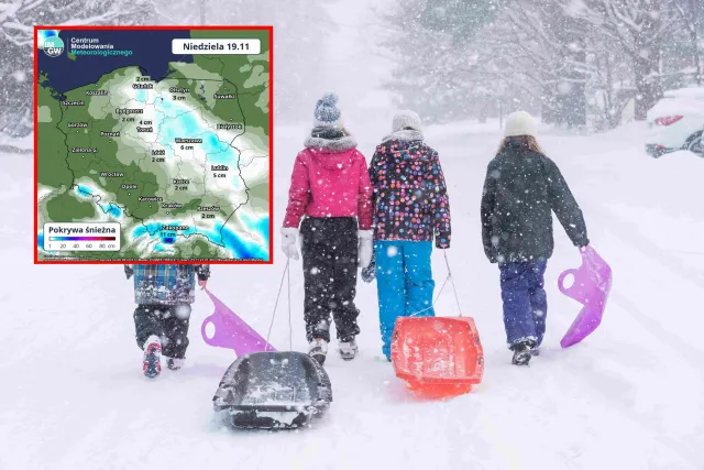 Najnowsza prognoza pogody. W tych regionach spadnie śnieg