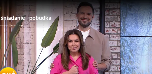 Beata Tadla i Tomasz Tylicki w "Pytaniu na śniadanie". Wzruszające powitanie [FOTO]